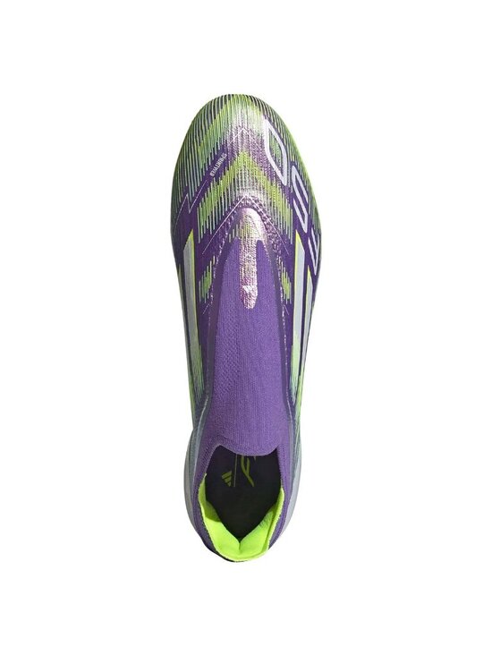 adidas F50 Elite Laceless FG Unisex 10m/11w Soccer Cleat Purple Green JH7628 NEW main image 6